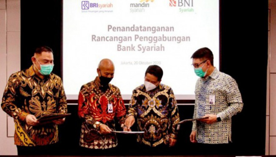 Penandatanganan Rencana Penggabungan Bank Syariah