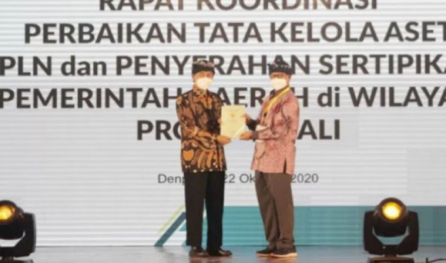 Rapat Koordinasi Perbaikan Tata Kelola Aset PLN dan Penyerahan Sertipikat Pemerintah Daerah di Wilayah Provinsi Bali (Photo by Economic Zone)