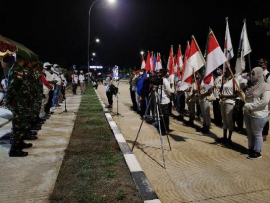 Prajurit Yonif 125 Simbisa Memeriahkan Peringatan Hari Sumpah Pemuda Ke-92 di Sota Merauke