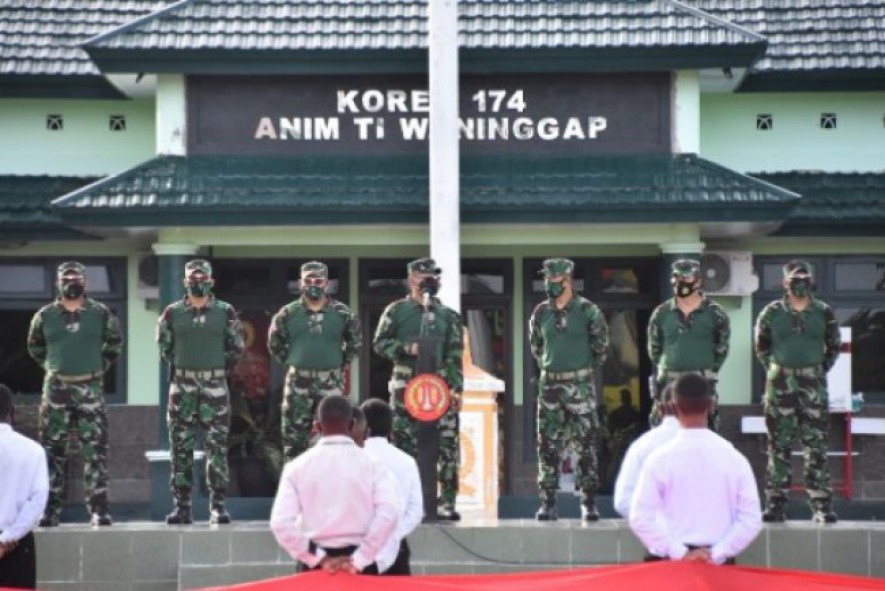 Calon Tamtama Prajurit Karier TNI AD Tingkatkan Wawasan Kebangsaan