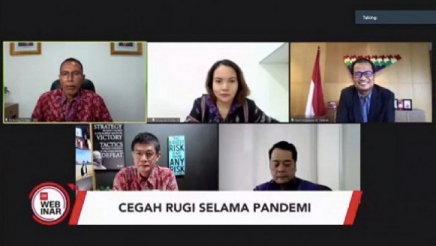 Webinar dengan tema: Indonesia Financial Group (IFG) Dorong Pemulihan Perekonomian Indonesia Melalui Penguatan Investasi, digelar live streaming CNN, Jumat (6/11/2020) 