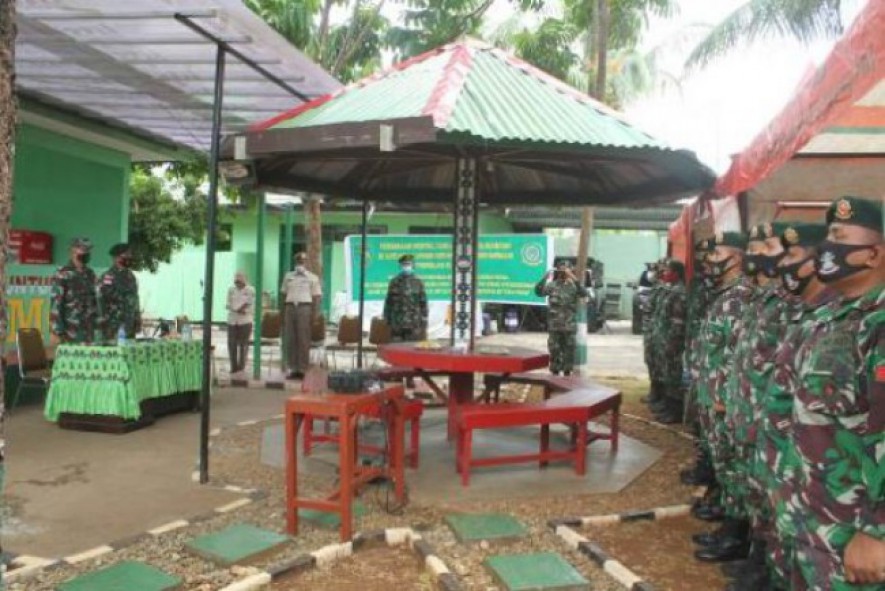 Satgas Yonif MR 413 Kostrad Terima Pembinaan Mental Rohani 