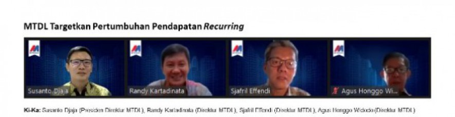 MTDL Targetkan Pertumbuhan Pendapatan Recurring