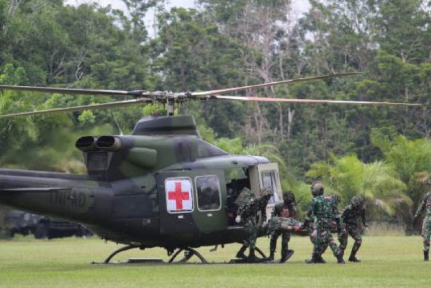 Prajurit Keslap Kostrad Tingkatkan Kemampuan Evakuasi Udara Korban Tempur