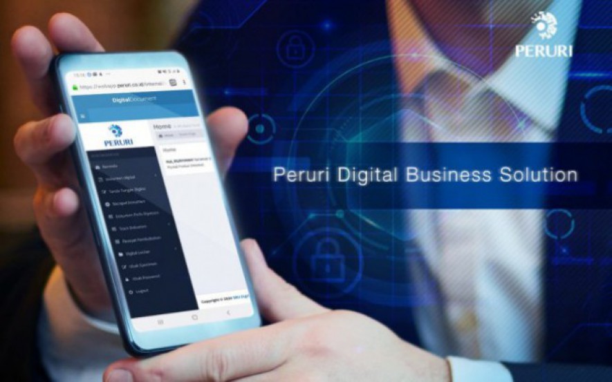 Ilustrasi Peruri Digital Business Solution