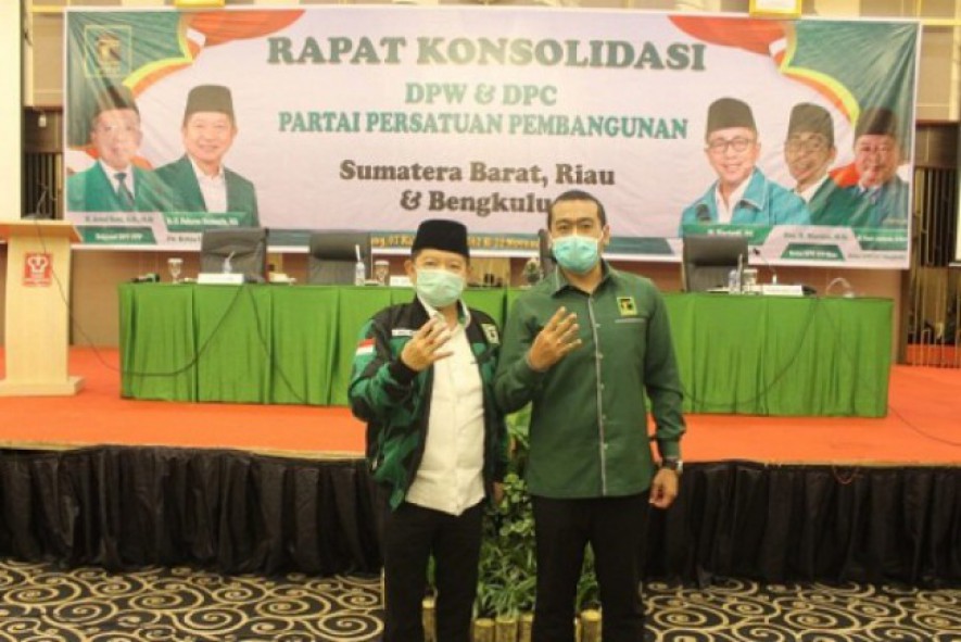 Silaturahmi Pasangan Mahyeldi Audy Dengan Menteri Ppn/Kepala Bappenas Suharso Monoarfa