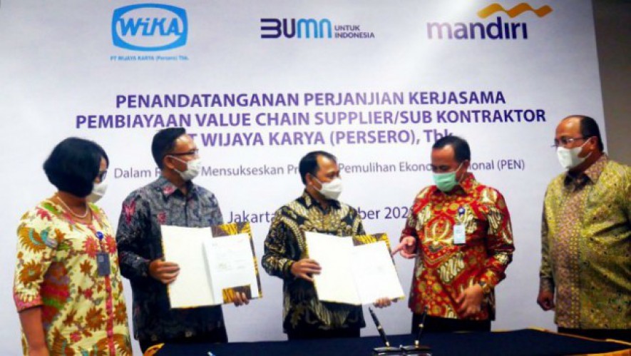 Bank Mandiri Fasilitasi Pembiayaan UKM Mitra Wijaya Karya