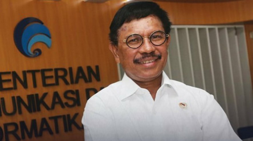 Menteri Komunikasi dan Informatika Johnny G. Plate