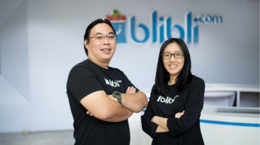 Christian Ng, VP Handphone Category Blibli bersama Amelia Iman, Vice President Computer, Laptop & Camera Category, Blibli