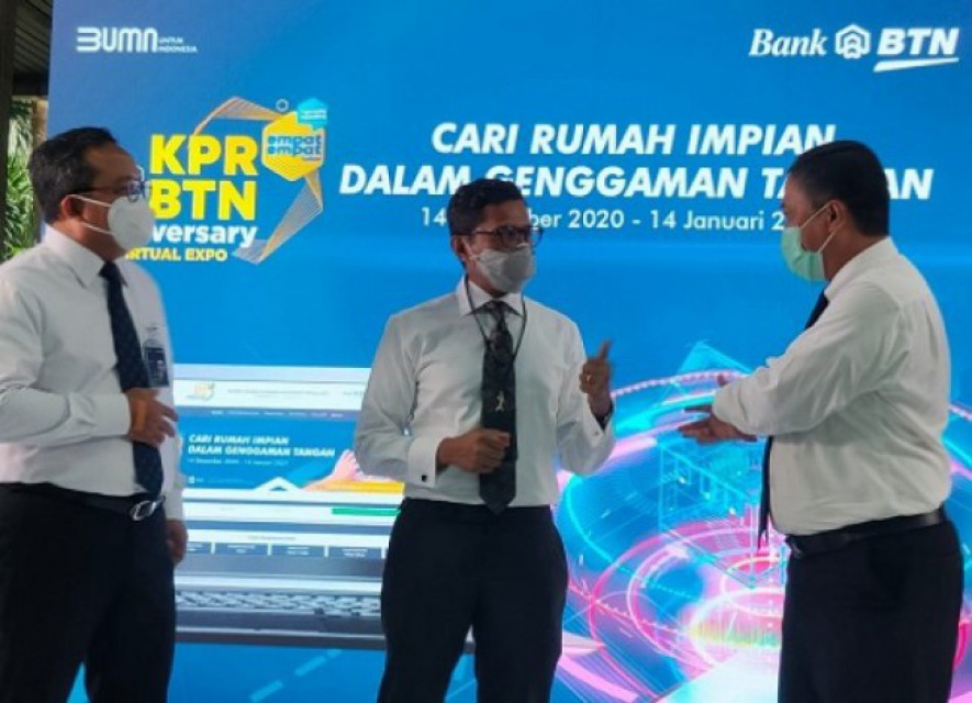 PT Bank Tabungan Negara (Persero) Tbk. hari ini menggelar Pembukaan KPR BTN Anniversary Virtual Expo untuk mendorong pertumbuhan sektor properti perumahan di akhir tahun. 