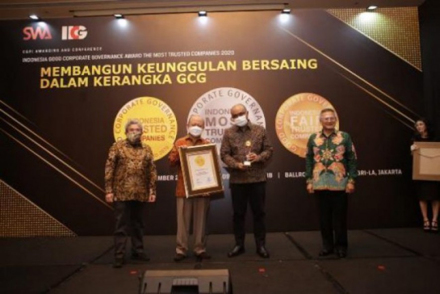 Pupuk Indonesia Dinobatkan Sebagai Indonesia Trusted Companies