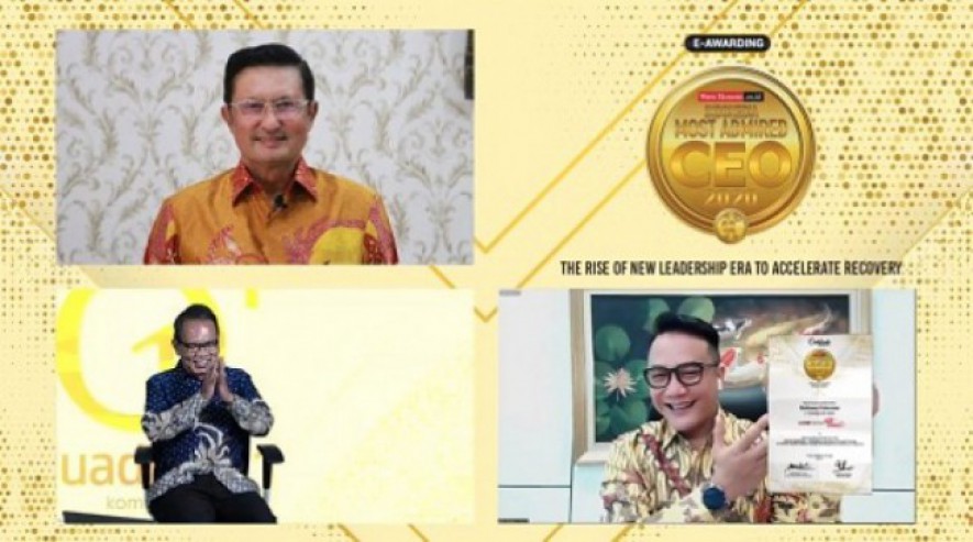 Indonesia Most Admired CEO 2020, diselenggarakan secara daring oleh Warta Ekonomi, Jumat (18/12). 