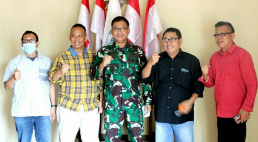 Mayor Jenderal (Mayjen) Joko Warsito Sambangi Kantor Pusat Serikat Media Siber Indonesia