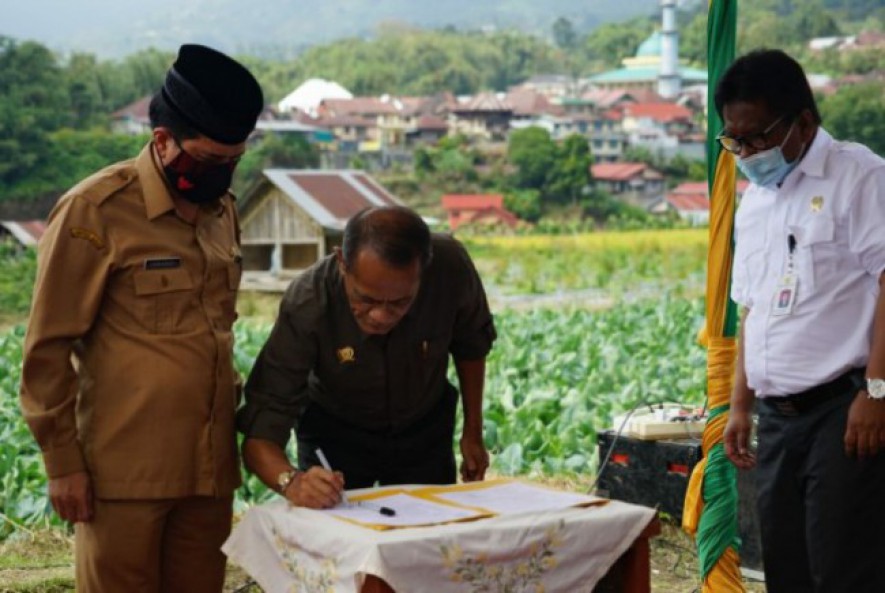 Kepala BKP Agung Hendriadi saat Soft Launching AEW Le Marsi, Pandai Sikek, Tanah Datar, Provinsi Sumatera Barat.