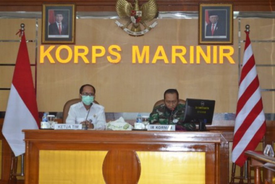 Korps Marinir Terima Tim RIK BPK RI