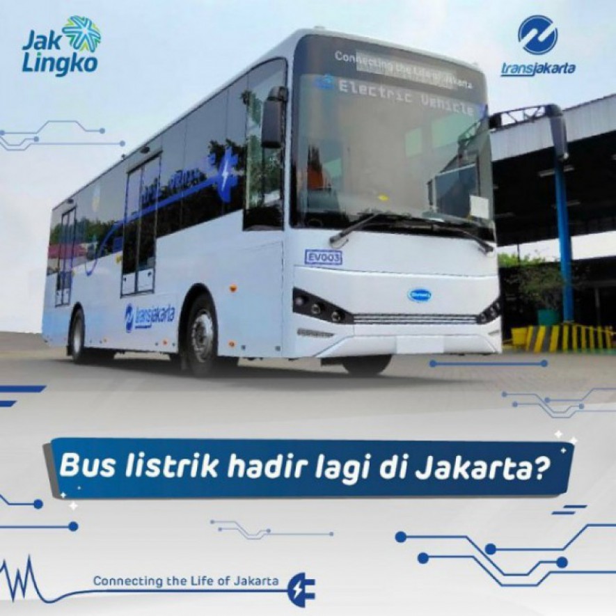 Bus listrik transportasi publik 