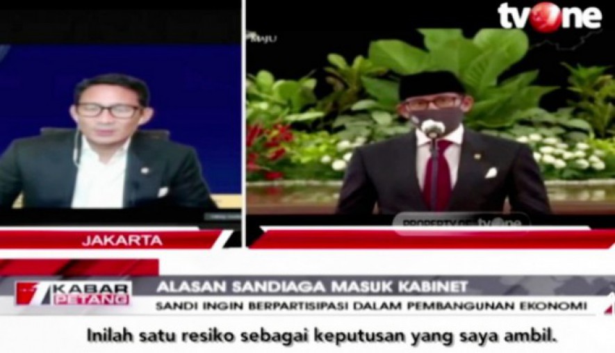 Penjelasan Sandiaga Uno Menjadi Menteri Jokowi 