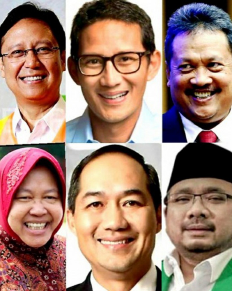6 Menteri Baru Kabinet Indonesia Maju (repro Industry.co.id)