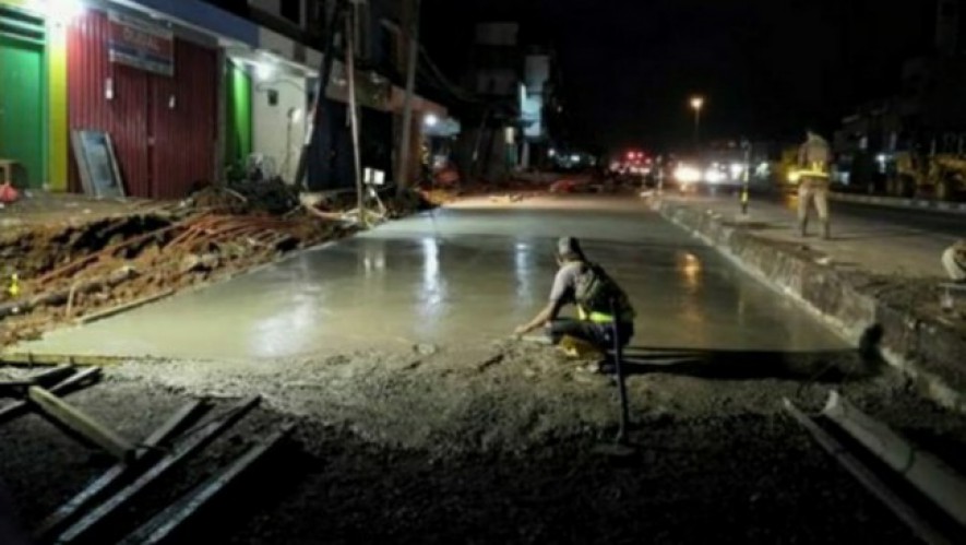 Pembangunan underpass Bulak kapal