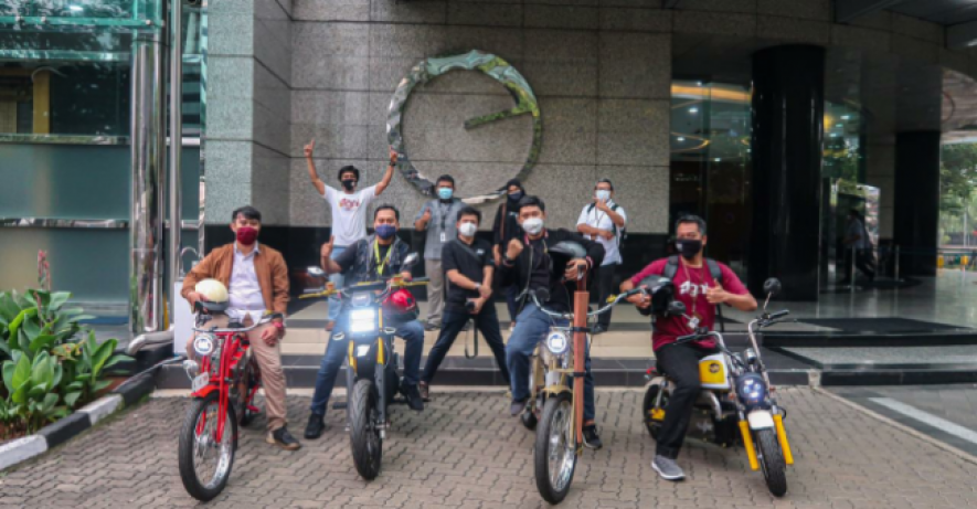 Tim AGNI dan ELbike Elnusa Saat Acara Showcase ELbike