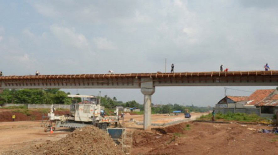 Ilustrasi pembangunan jalan tol. (Adek Berry/AFP/Getty Images)