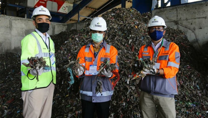 Peresmian Pengolahan Sampah Menjadi Bahan Bakar Alternatif