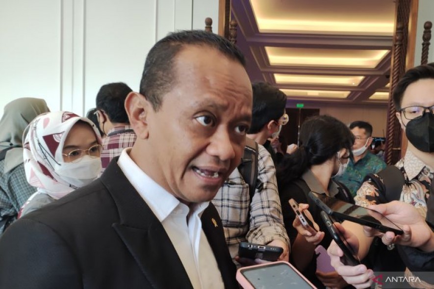  Investment Minister Bahlil Lahadalia. (ANTARA/Ade Irma Junida/FR)