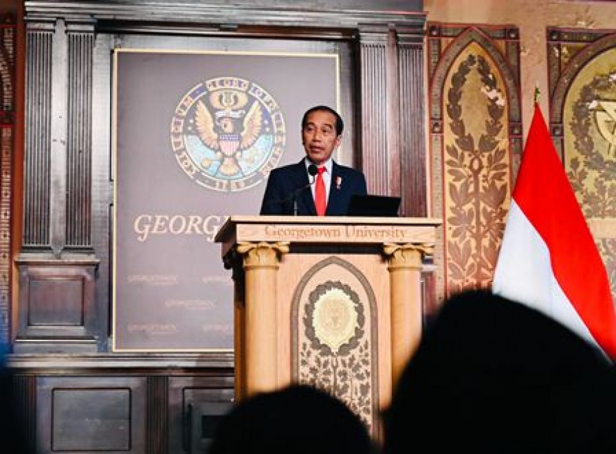 Jokowi at the White Horse