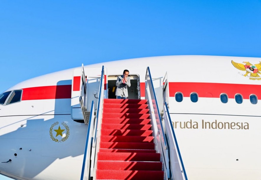 President Jokowi departed from Andrews Military Base, Washington DC, USA, Tuesday (14/11/2023). (Photo: BPMI Presidential Secretariat)