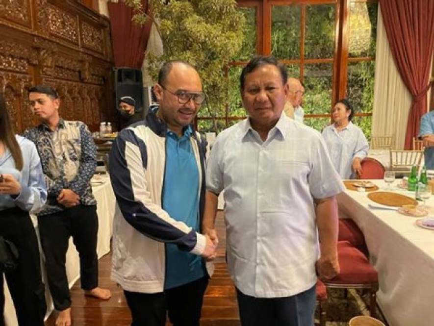 Ketua REPNAS Anggawira dan Presiden Prabowo Subianto